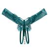 Women's Sexy Crotchless Thongs Lace Hollow Out Underwear For Women Erotic T-back Hot Transparent Panties Female Bow G-string New