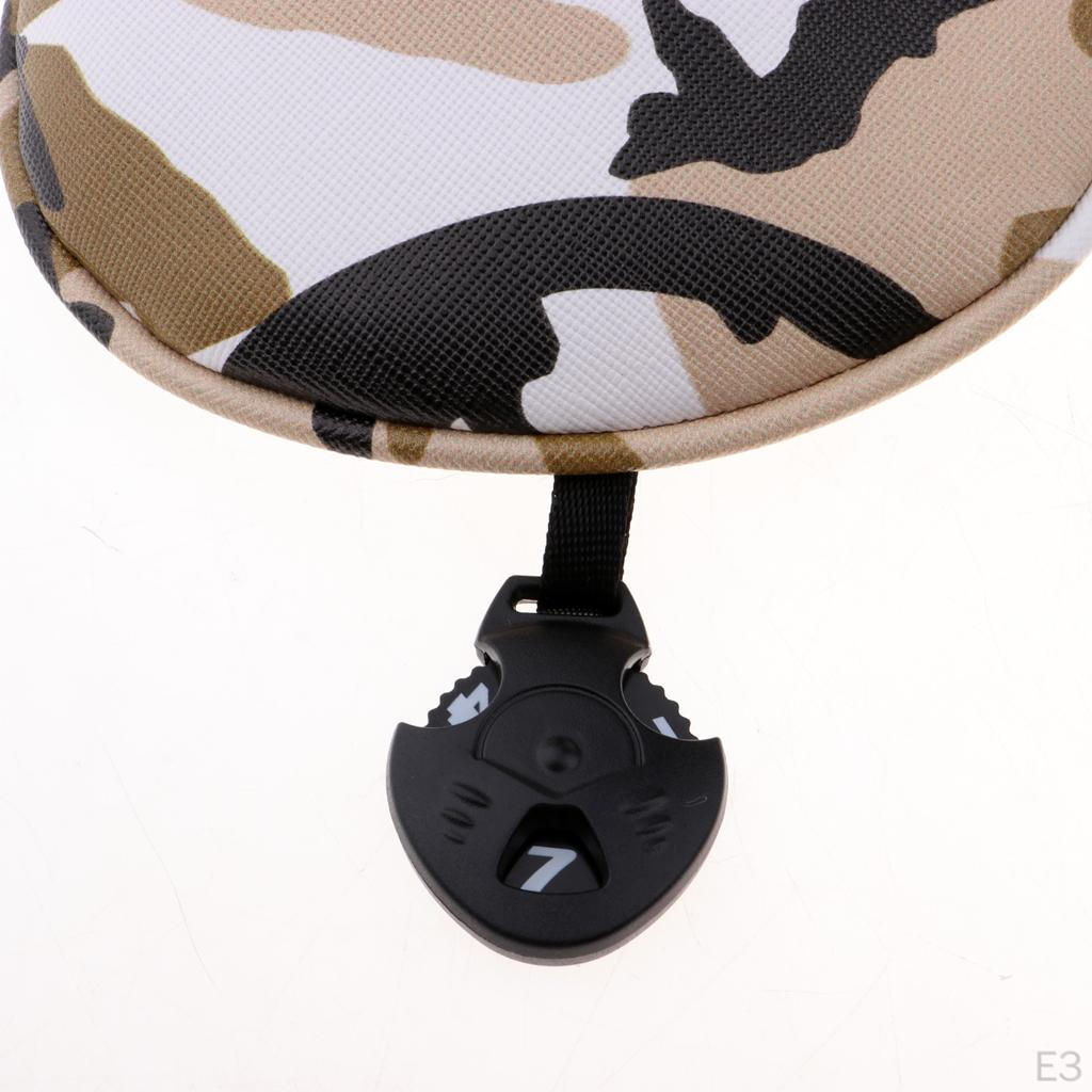 3Pcs/Set Golf Club Headcover 460cc Driver wood Universal