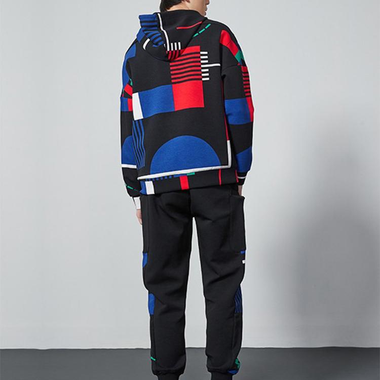 Li Ning Wade Series Pullover Casual Sports Hoodie Men hoodies Standard-Black AWDQ211-1