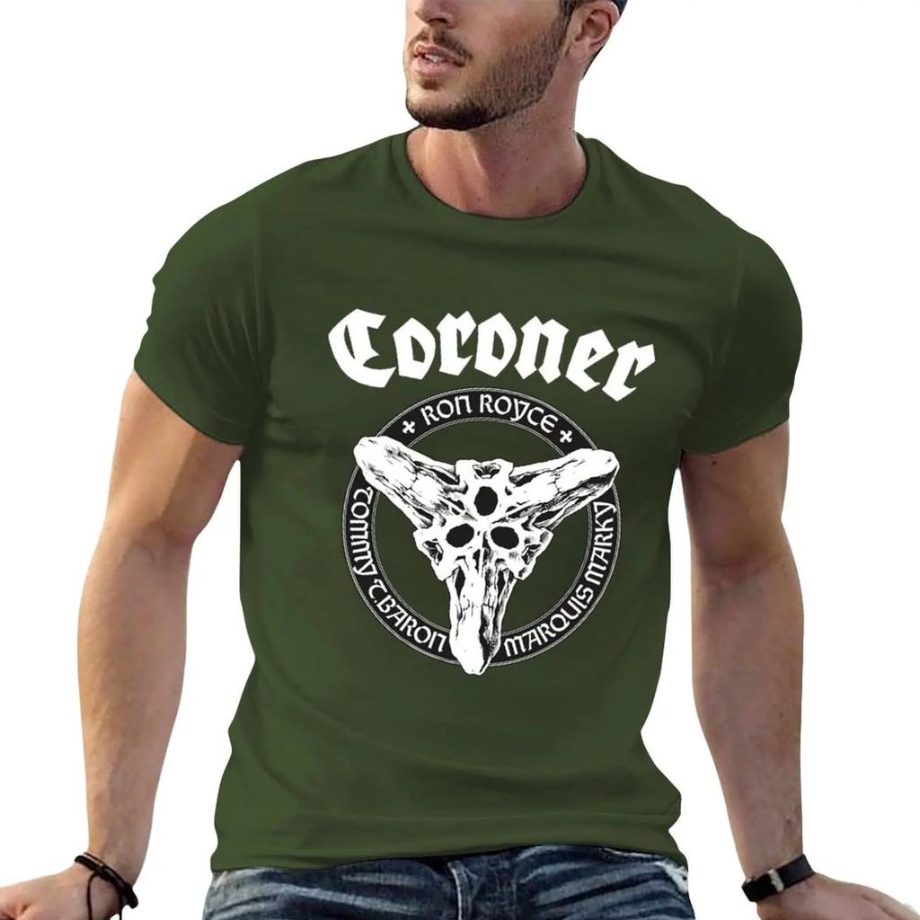 Masked Coroner T-Shirt cotton graphic tees baggy shirts anime figures essential t shirt mens designer clothes