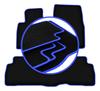 CARLUX-BLUE Car Mats For: Toyota Land Cruiser J200 FL Off-road (2015-)