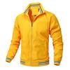 Jacke Freizeitjacke Herren Stehkragen Frühling und Herbst Vielseitige Sport Einfarbige Jacke Herrenjacke