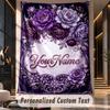 Floral (22) Theme Custom Tapestry Personalized Custom Name Text Wall Hanging Tapestry Home Decor Background Cloth