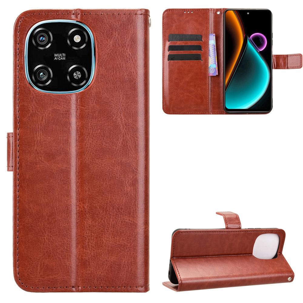 Flip Cover für Blackview Color 6 PU-Leder Ganzkörperschutz [RFID-Blockierung] Handyhüllen Brieftaschen-Cover