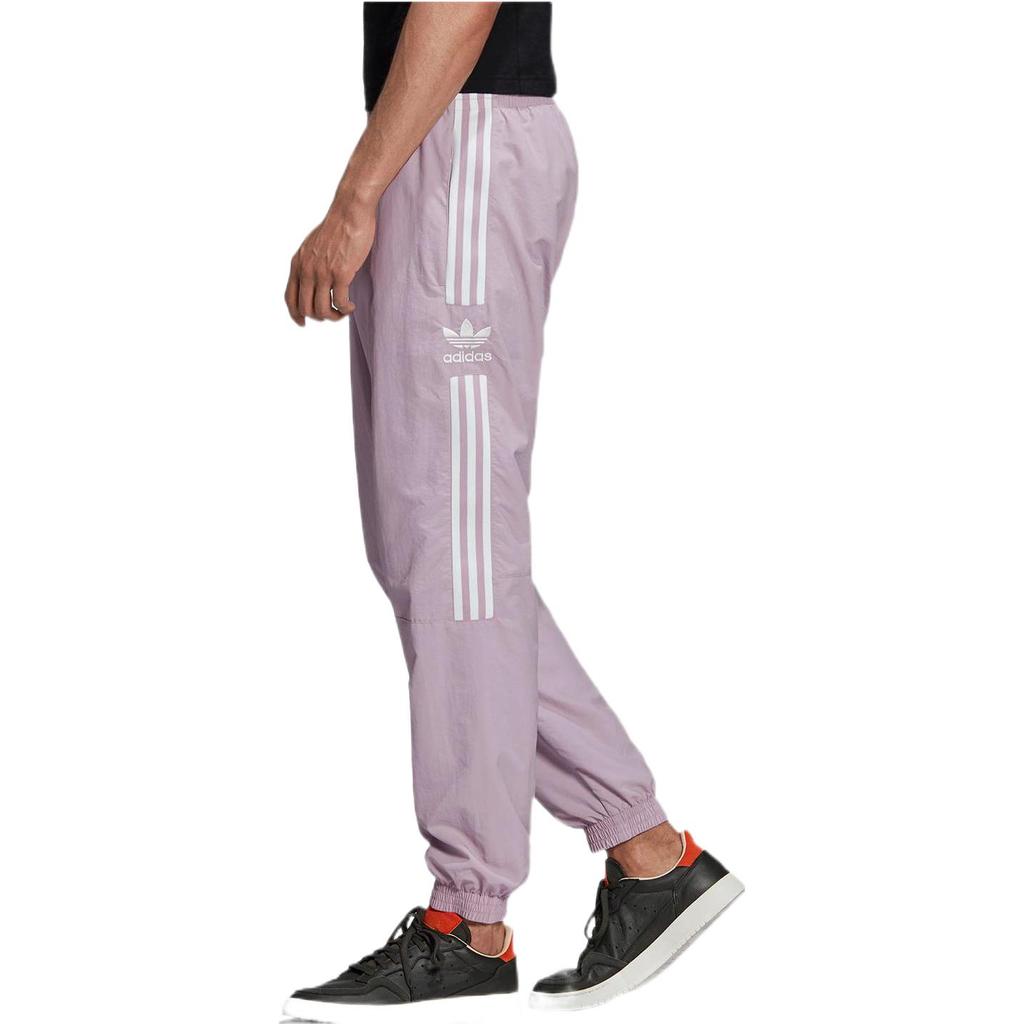 adidas Originals – Trainingshose mit geradem Bein und einfarbigem Streifen-Logo – Herrenhosen – Rosa – ED6099