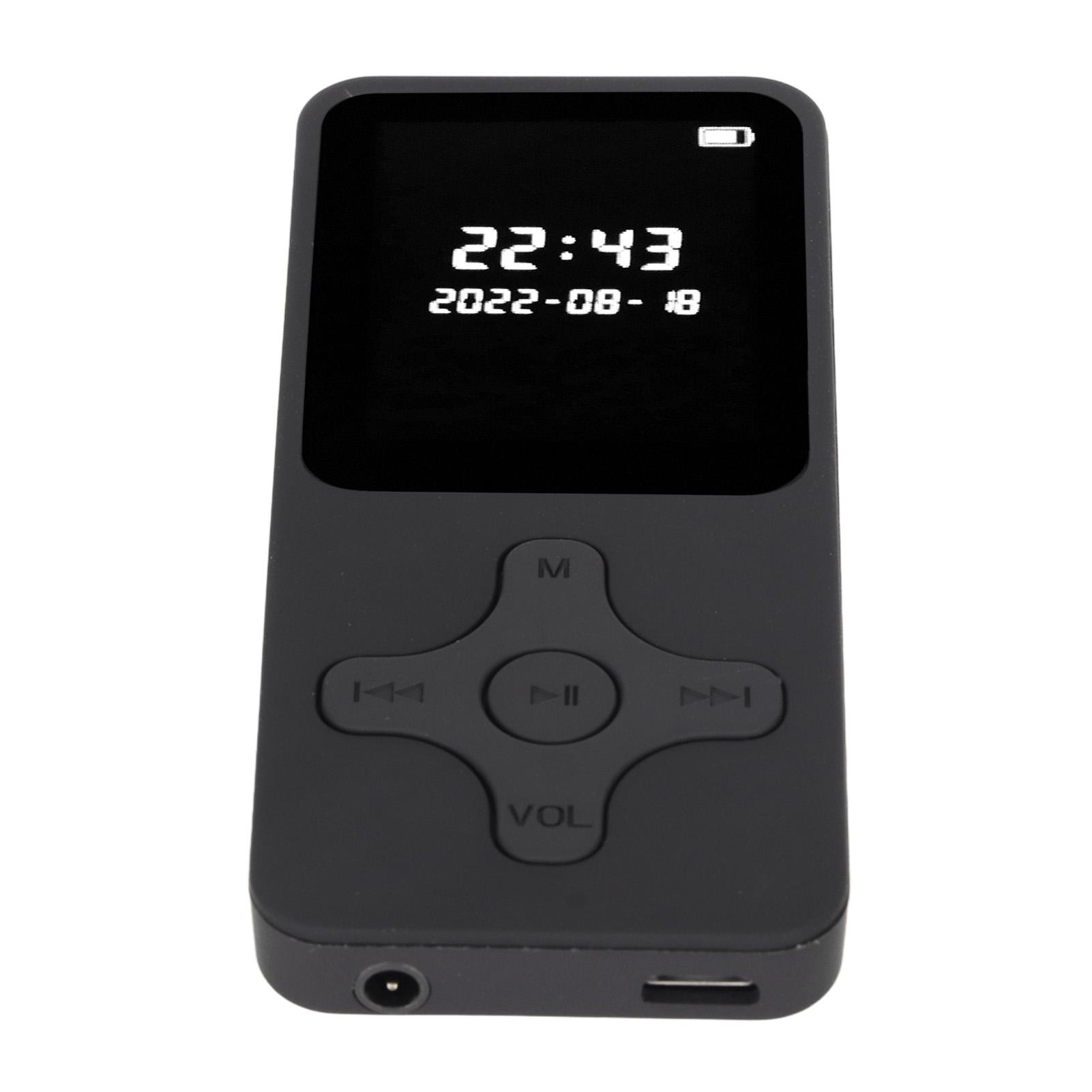

MP3 MP4 Player Bluetooth 5.0 Ultra Thin Digital LCD 1.77 Inch Screen HD Speaker FM Radio Portable HiFi Music Player