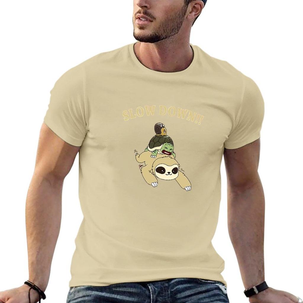 Slow Down TShirt tshirts man heavyweight t shirts oversized t shirts designer t shirt men