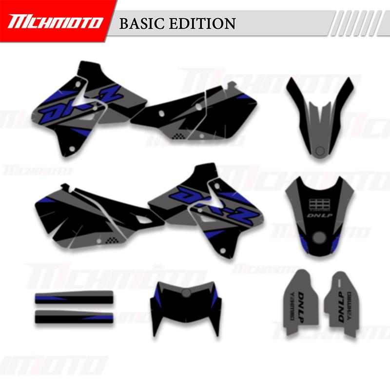 MCHMFG For SUZUKI DRZ400 SM S E DRZ 400 SM S E 2000- Motorcycle Graphics Decal Stickers Kit Background Number Name
