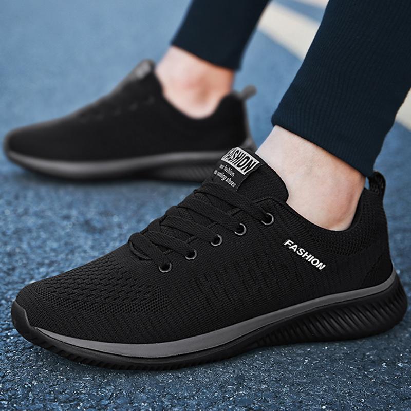 Mens Running Shoes Breathable Fashionable Lightweight Walking Flat Outdoor Comfortable Casual Sports Shoes for Men Sneakers
