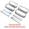 For Toyota Land Cruiser LC80 FJ80 1990 1991-1998 New Car Abs Chrome Accessories Plated Door Handle Bowl Cover Trim Paste Style