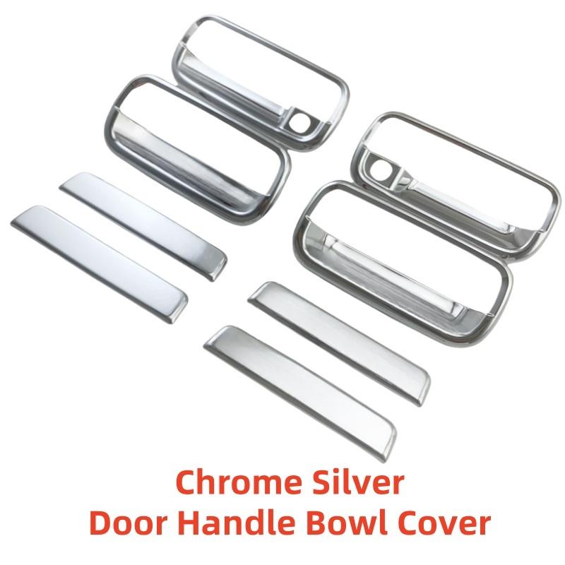 For Toyota Land Cruiser LC80 FJ80 1990 1991-1998 New Car Abs Chrome Accessories Plated Door Handle Bowl Cover Trim Paste Style