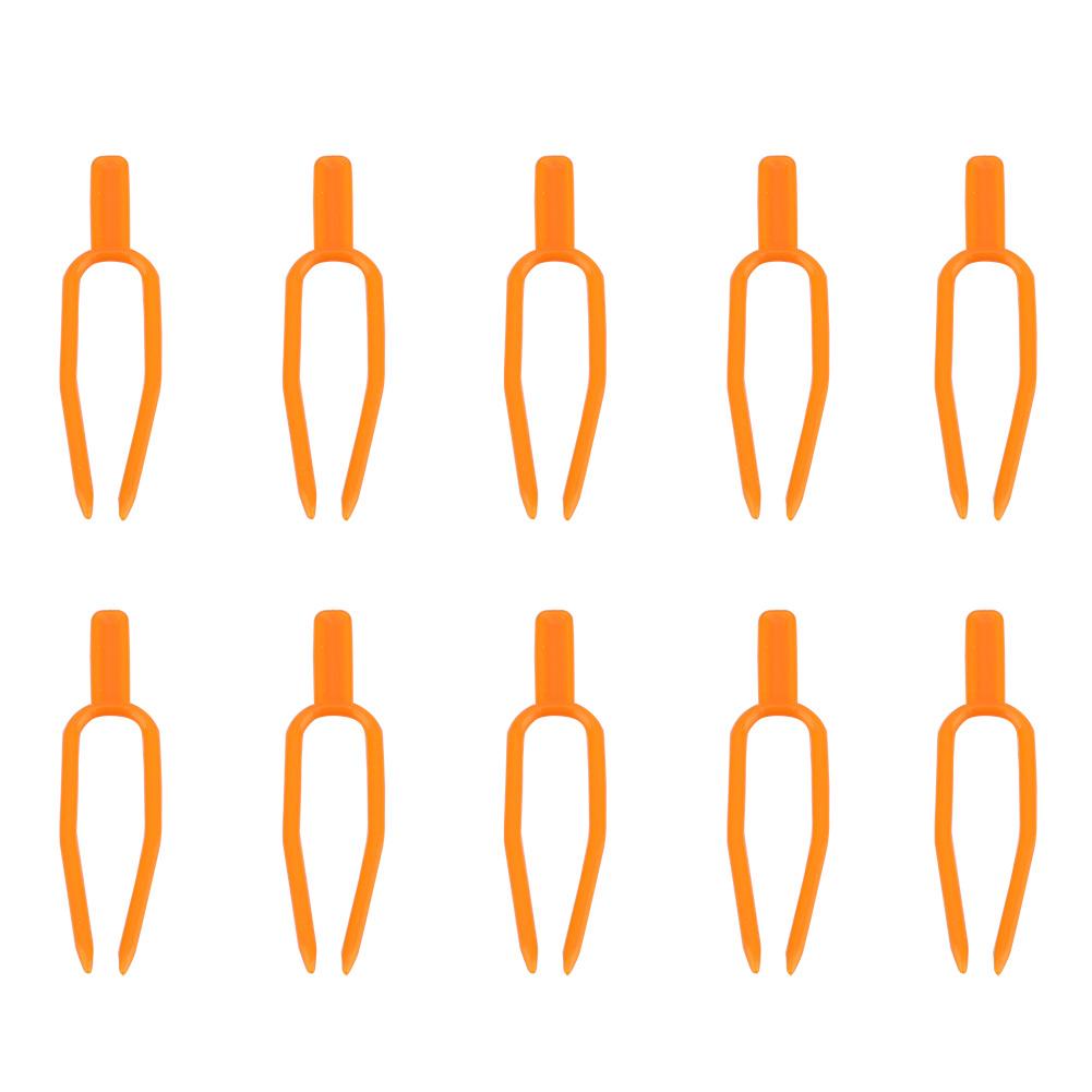 100Pcs Garden Plant Fixing Clips Resusable Stolon Melon Vines Securing Fixer Tool