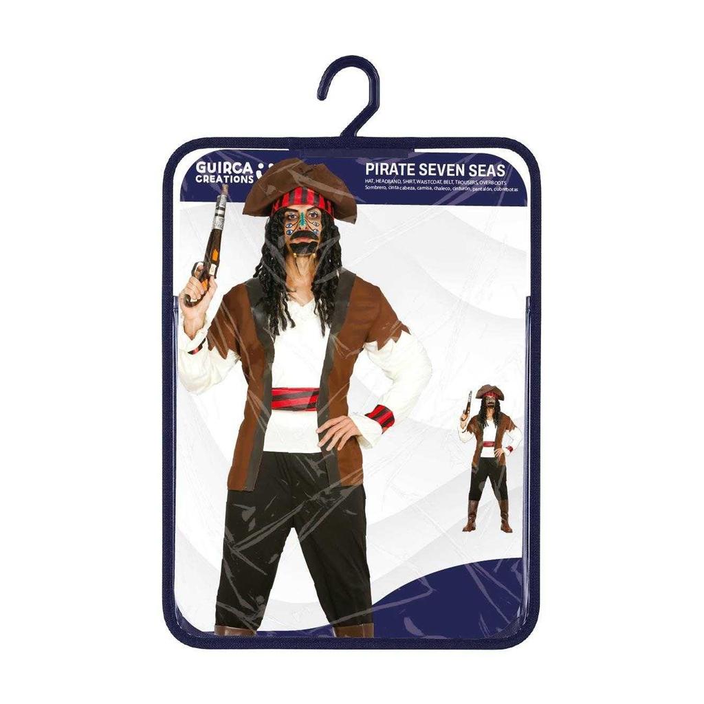 Fiestas Guirca Mens Seven Seas Pirate Costume Set