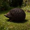 Resin Animal Storage Figurine Hedgehog Statue Ornament, Waterproof Box for Holiday Gift Gardeners Garden, Realistic Indoor Outdoor Landscape
