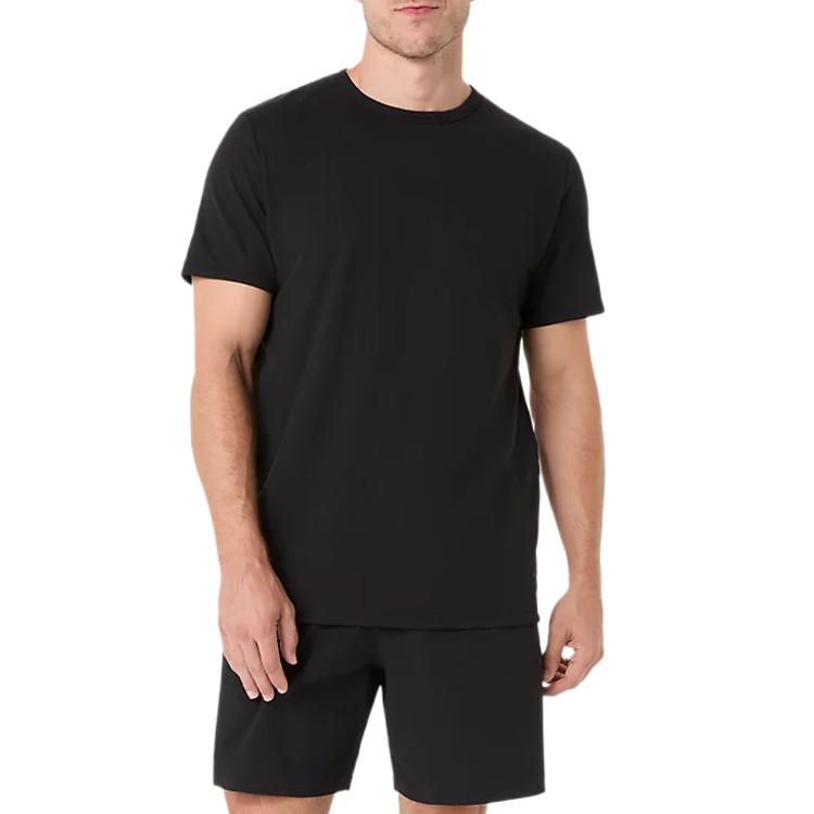 Asics Actiadapt Foldable Round Neck Solid Color Moisture Wicking Quick Dry T-Shirt Men Tops 2031F314-001 M