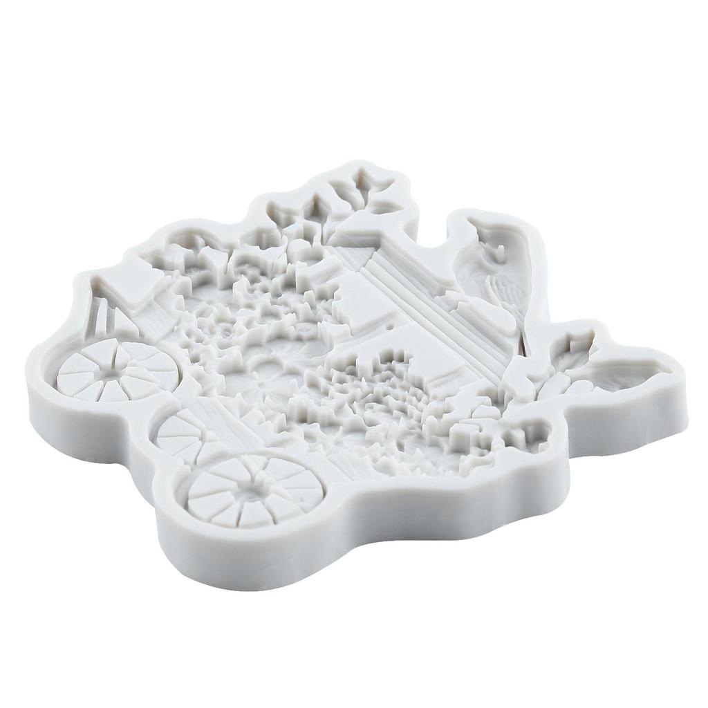 Birds Silicone Molds Flower Fondant Mold Cake Decorating Tools Cupcake Topper Candy Chocolate Gumpaste Mold