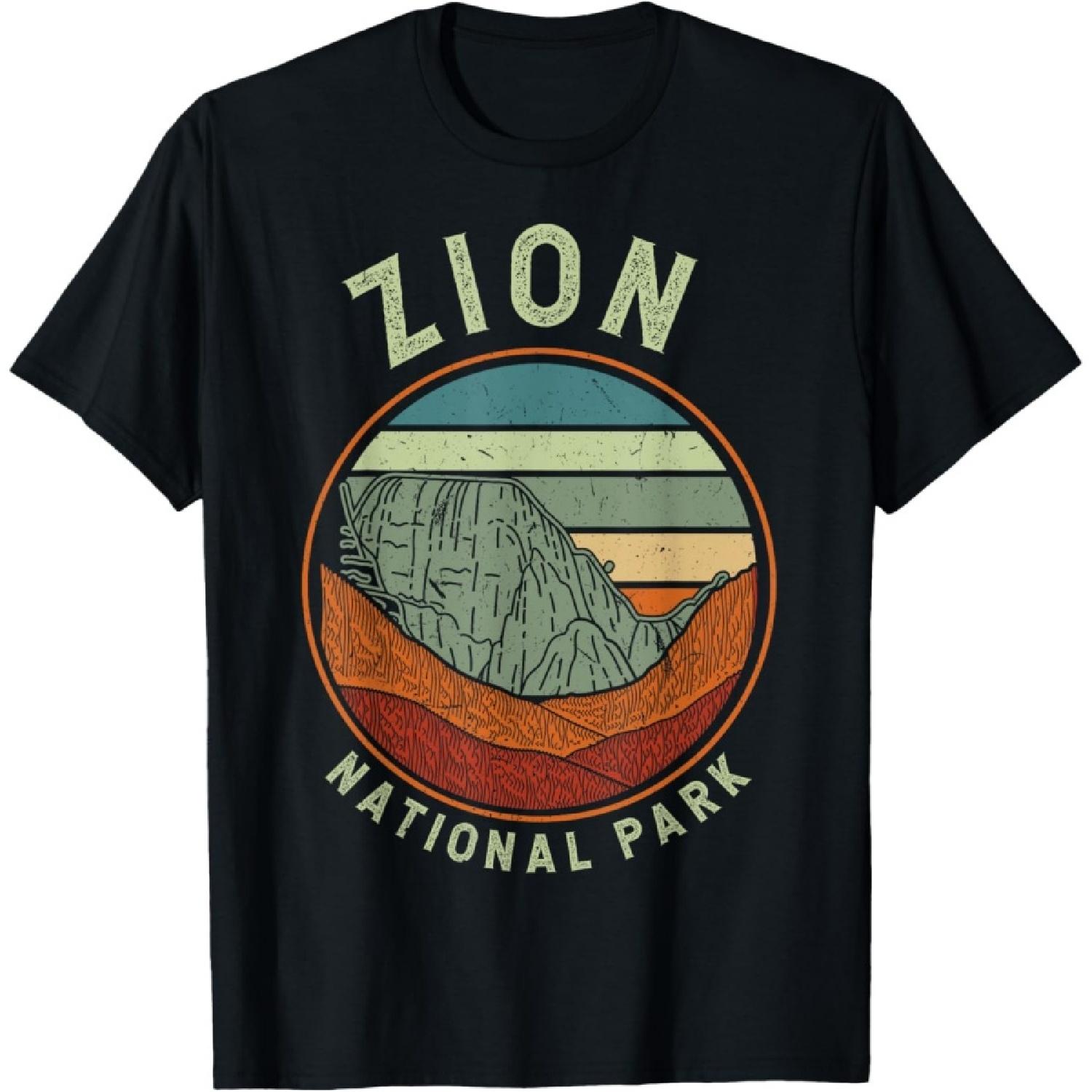 

National Park Vacation Zion T-Shirt XXXXXL чорний