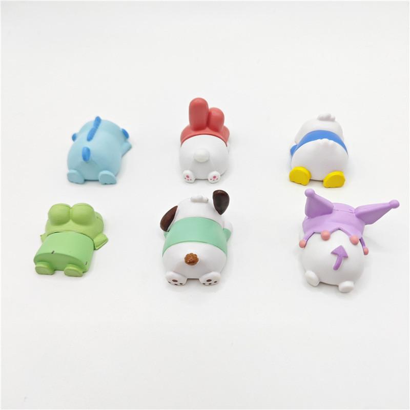 Adorable Sanrio Kuromi And Melody Pvc Figurine Blind Box Collectible Toys Set