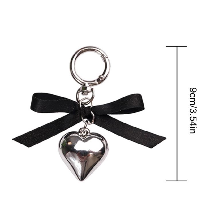 Bowknot Heart Shaped Keychain Love Designs Bag Decoration Handmade Phone Jewelry