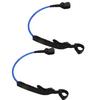 2Pcs Surf Leash 22‑28in   Straight Surfboard Leash Tensile Resistance Surf Board Leg Rope