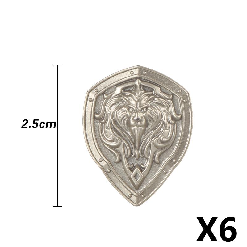 MOC Medieval Building Block Soldier Figure Weapon Accessories Battle Axe Bow Arrow Sword Sheath Shield Assembly Puzzle Brick Toy