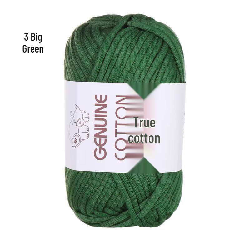 Kerngefülltes Baumwollgarn zum DIY-Stricken: Ideal für Spielzeug, Schals und Fußmatten