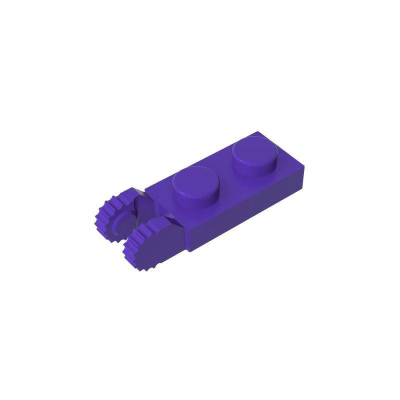 20pcsMOC Parts 44302 Hinge Plate 1 X 2 Locking with 2 Fingers On End Compatible Bricks DIY Building Block Particle Kid Toy Gift