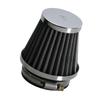 KITACO 515-0000500 Performance Air Filter for Motorcycles, Chrome Plated, Diameter 2.0 Inches (50 Mm), Straight, Universal