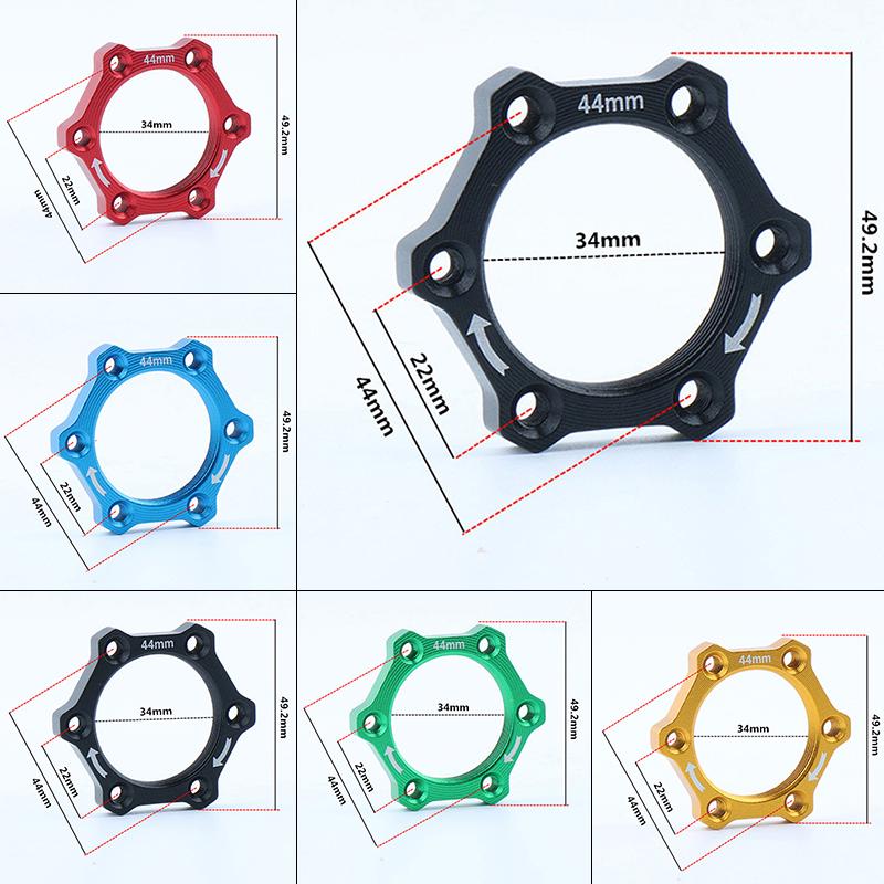 Screw Bicycle Flange Adapter Threaded Brake Disc Aluminum Alloy Rotors