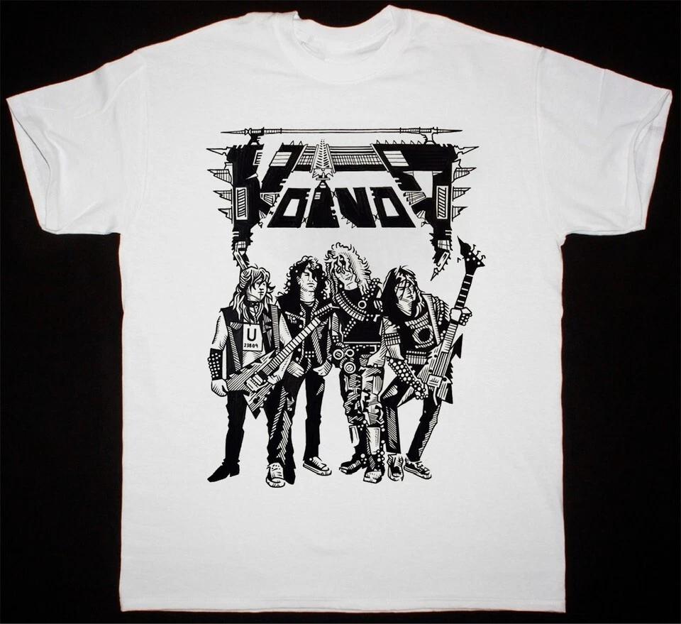 NEW VOIVOD Band Member For Fan Retro White All Size Unisex Shirt