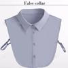 Perfect Match Women Business Fake Collar Girls Lapel Half Shirt Detachable Collar Formal Suit Lapel False Collar Removable Half Shirt Fuax Col