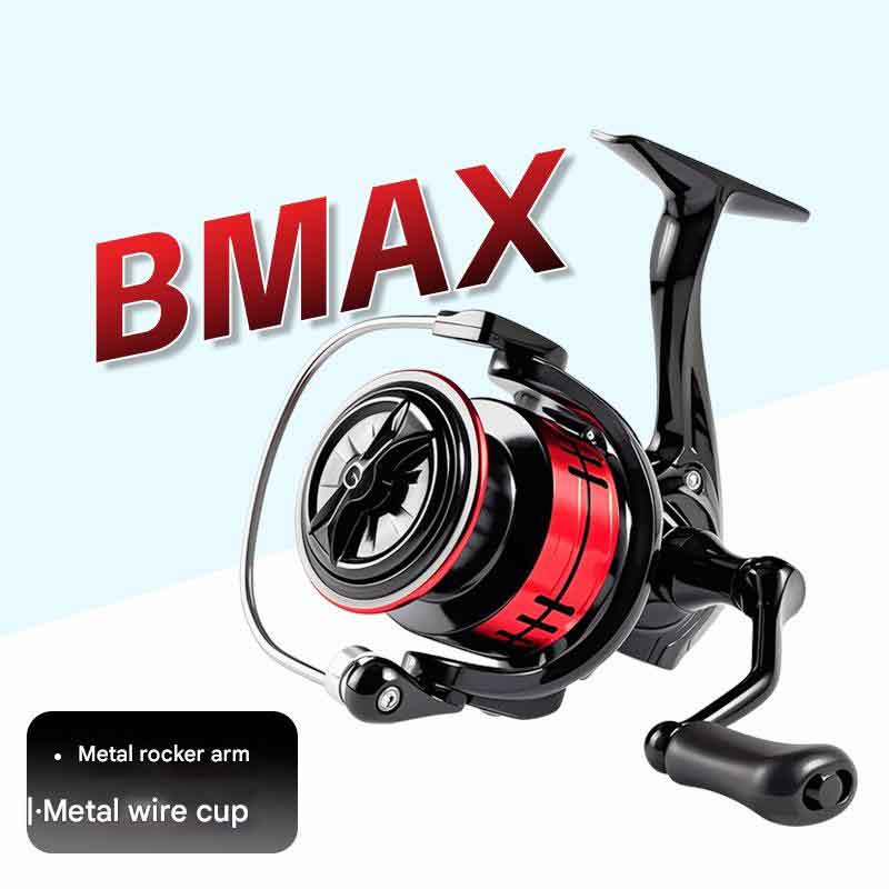 Mavllos BMAC Metal Gear 5.2:1 Gear Ratio 10kg Drag Power – Aluminum Spool CNC Handle High Speed Spinning Reel for Saltwater Freshwater