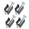 4 Sets Truck Tool Box Clamp Rust Proof Aluminum   Durability Tie Down Clamp for Vehicles