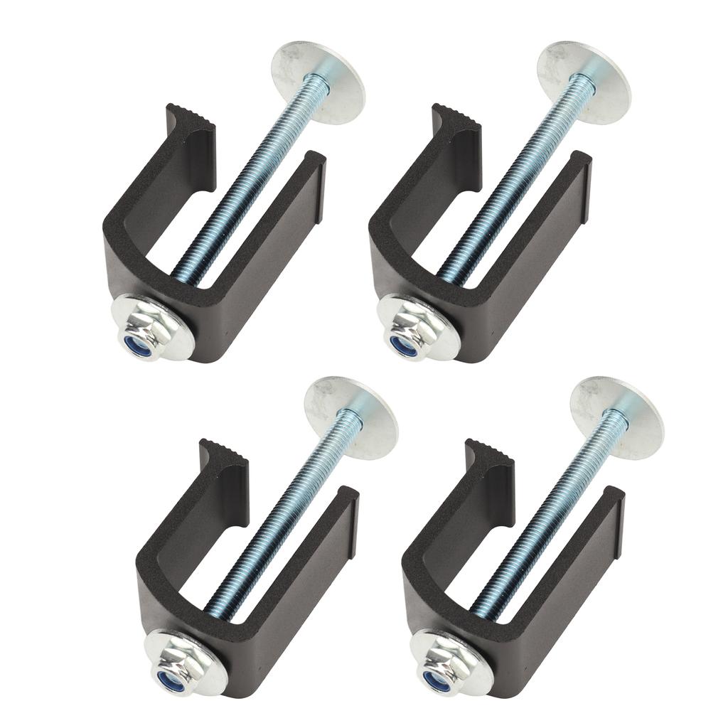 4 Sets Truck Tool Box Clamp Rust Proof Aluminum   Durability Tie Down Clamp for Vehicles