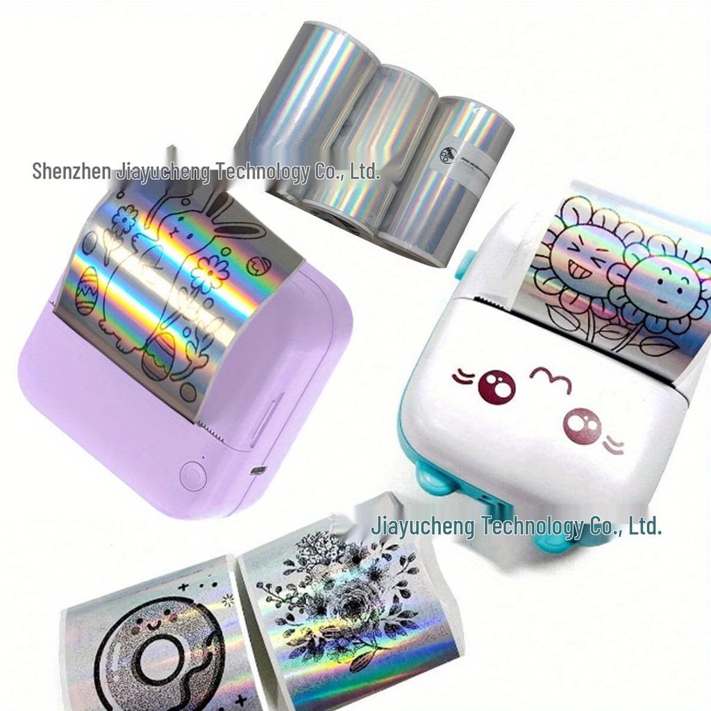 Kreatives, farbenfrohes, holografisches, laser-thermisches Etikettenpapier für den Druck von Kinderkameras
