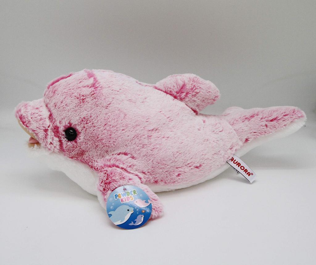 Aurora World Powder Kids Dolphin Plush Toy, Pink