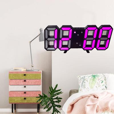 Hot Sale 3D LED Digital Alarm Clock Wall Clock Calendar Electronic Backlight Table Clocks Desktop Living Room Kitchen Bedroom