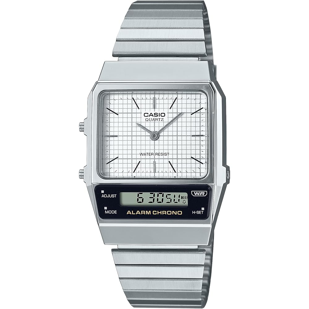 

Casio AQ-800E-7A Men s White Analog Watch with Date Display and Water Resistance