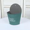 Vaso da Fiori da Parete Cesti per Piante da Appendere Cesto Semicircolare Balcone Giardino