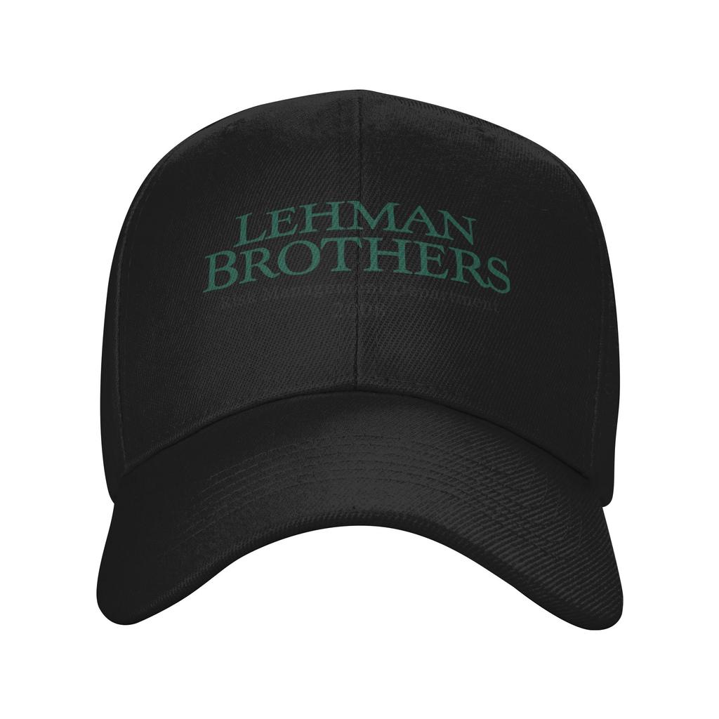 Lehman Brothers Risk Management 2008 Financial Crisis Intern Casual Baseball Cap Summer  Trucker Hat Outdoor Sport Snapback Cap