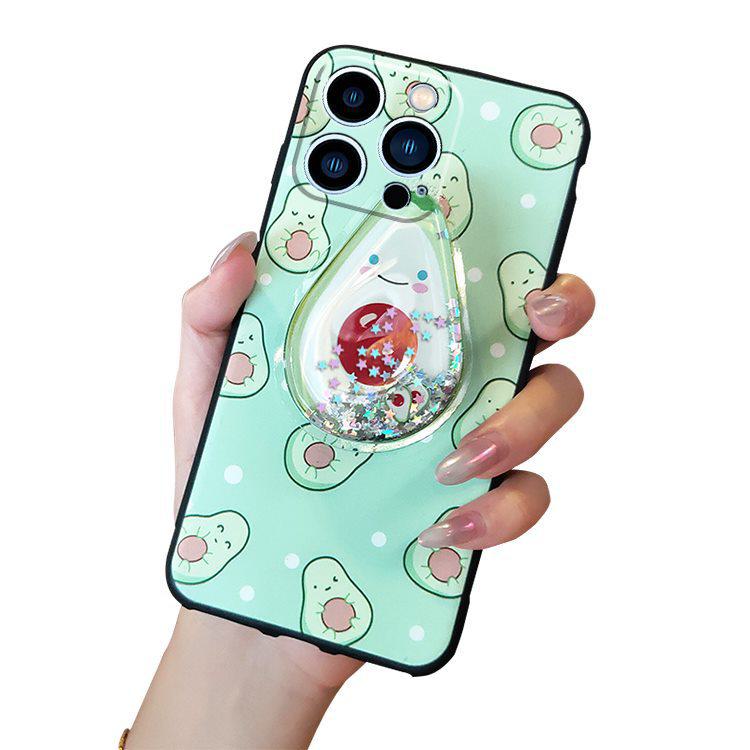 Estuche Quicksand con purpurina suave y soporte para Samsung, Huawei, VIVO, IPHONE