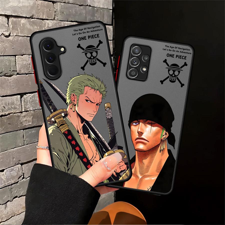 One Piece Zoro Cool Case for Samsung Galaxy A17 A52 A34 A36 A53 A14 A23 A52S A72 A16 A15 A35 A73 A33 A56 A55 A54 Phone Cover