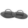 2pcs Inflatable Boat Kayak DRing Pad Patch PVC Marine Stainless Steel Fixed Buckle