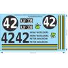 1969 HDT Monaro GTS350 WOELDERS/MACROW Decals - 1/18 - Clear Vinyl Decal - Clear Vinyl, 1/18 - Clear Vinyl, 1/18