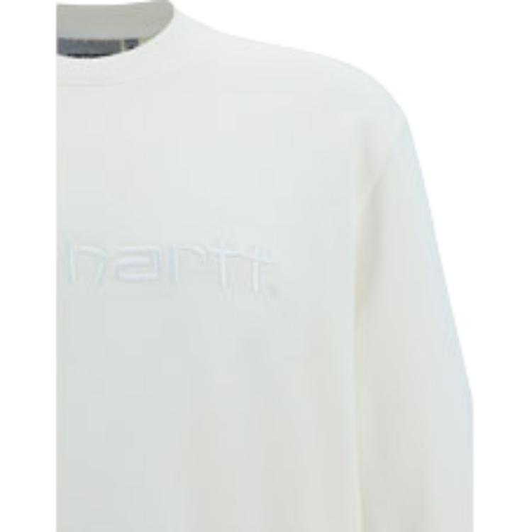 Carhartt WIP Solid Color Crew Neck Pullover Long Sleeve Sweatshirt Men Sweatshirt I031788WAX