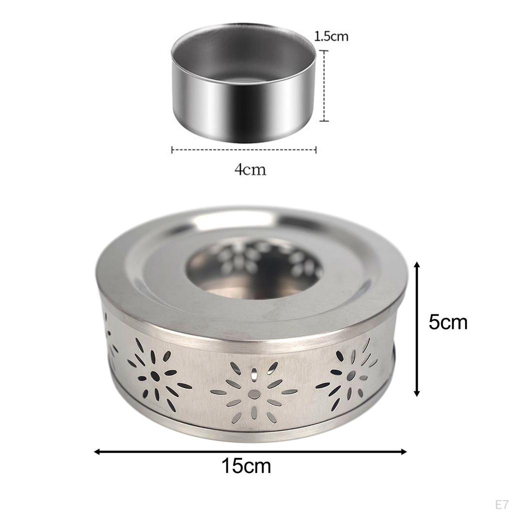 Elegant Stainless Steel Teapot Warmer for Home and On-the-Go