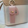 Heart-Shaped Red Leather Mini Bag with Makeup Mirror & Lipstick Charm for Girls