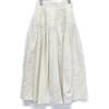 BLAMINK 23Stainless Steel Cream 7924-230-0343 Linen Blend Maxi Long Skirt Skirt 36 creamUsed