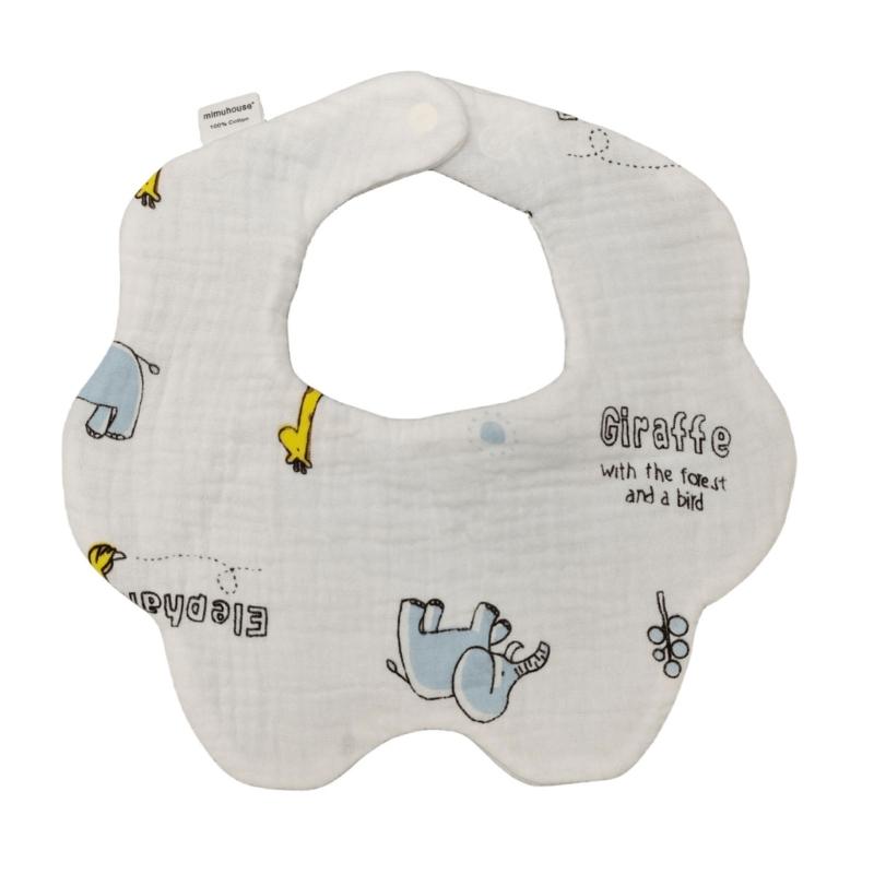 Cotton Bibs Newborn Toddler Drooling Apron Bib Baby Burp Cloth Strong Absorbent Soft Feeding Bibs Baby Product Baby Bib