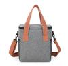 Large Capacity Insulated Crossbody Lunch Bag for Office and Picnic Use